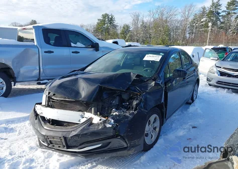 2015 Honda Civic Lx из США, поврежденный, VIN 19XFB2E56FE050177